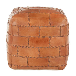 Cobbler - Industrial Pouf - Brown