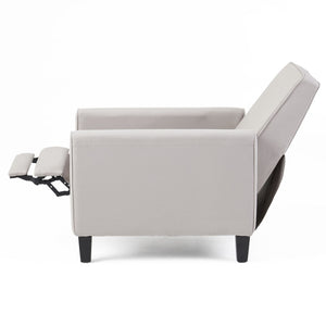 Upholstered Push Back Recliner Chair For Living Room