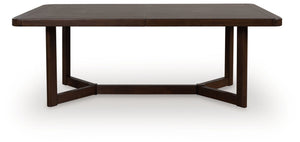 Dilenno - Rectangular Dining Room Extension Table - Dark Brown