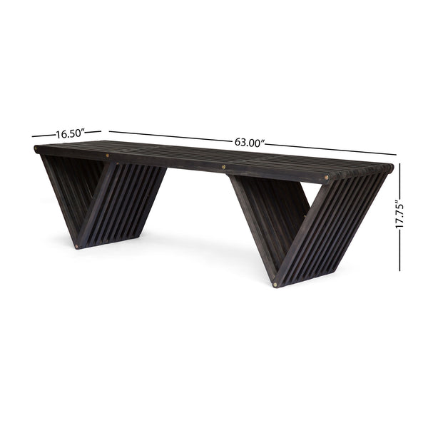 Metropol - Bench - Dark Gray