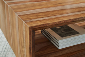 Dressonni - Rectangular Cocktail Table - Brown