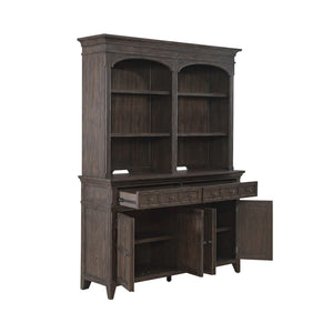 Paradise Valley - Hutch & Buffet - Saddle Brown
