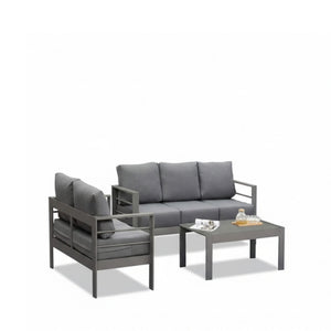 Outdoor Patio Set All-Weather With Thick Cushions