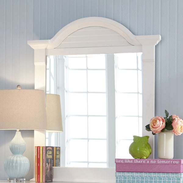 Summer House - Small Mirror - Oyster White