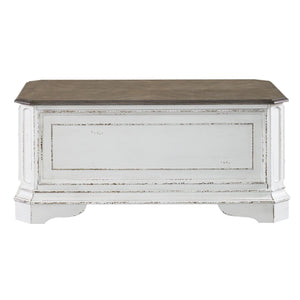 Magnolia Manor - Storage Trunk - Antique White