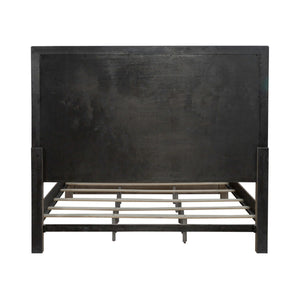 Skyview Lodge - King Panel Bed - Cobblestone