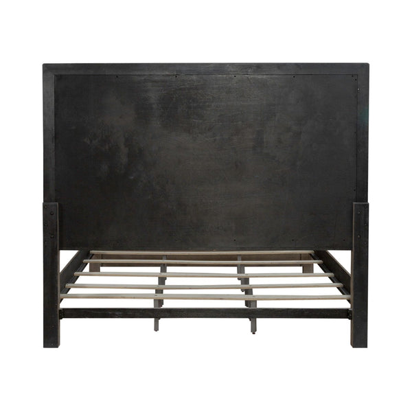 Skyview Lodge - King Panel Bed - Cobblestone