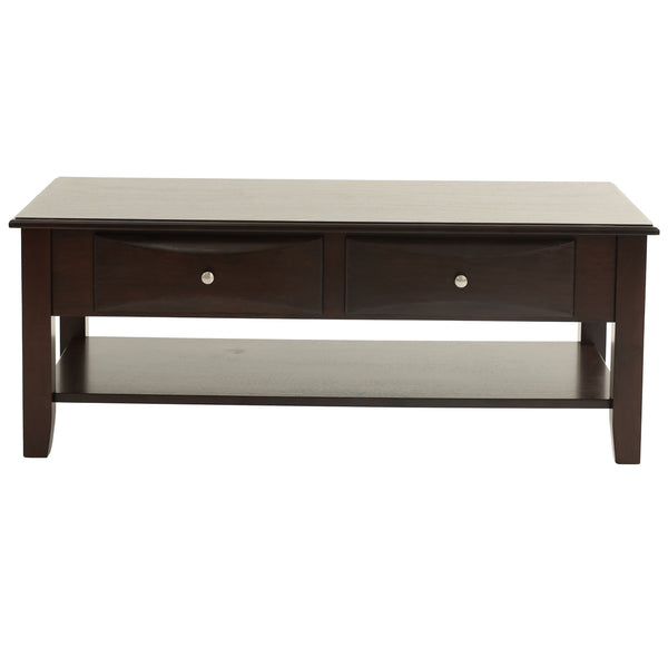 Table Set With Drawers And Open Shelf Storage