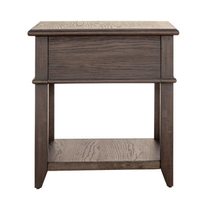 Mill Creek - Drawer End Table - Peppercorn