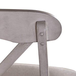 Ocean Isle - Upholstered X Back Counter Chair