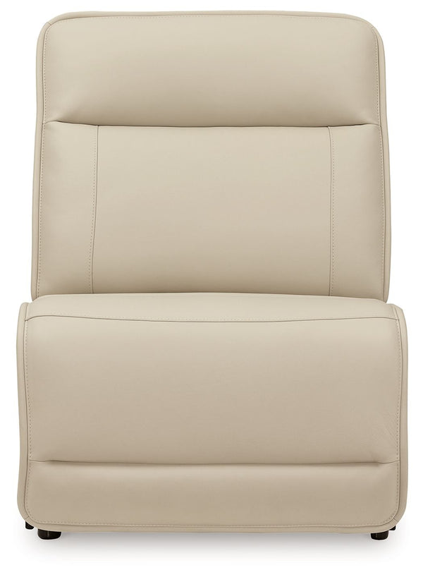 Double Deal - 4-Piece Power Reclining Sectional - Almond
