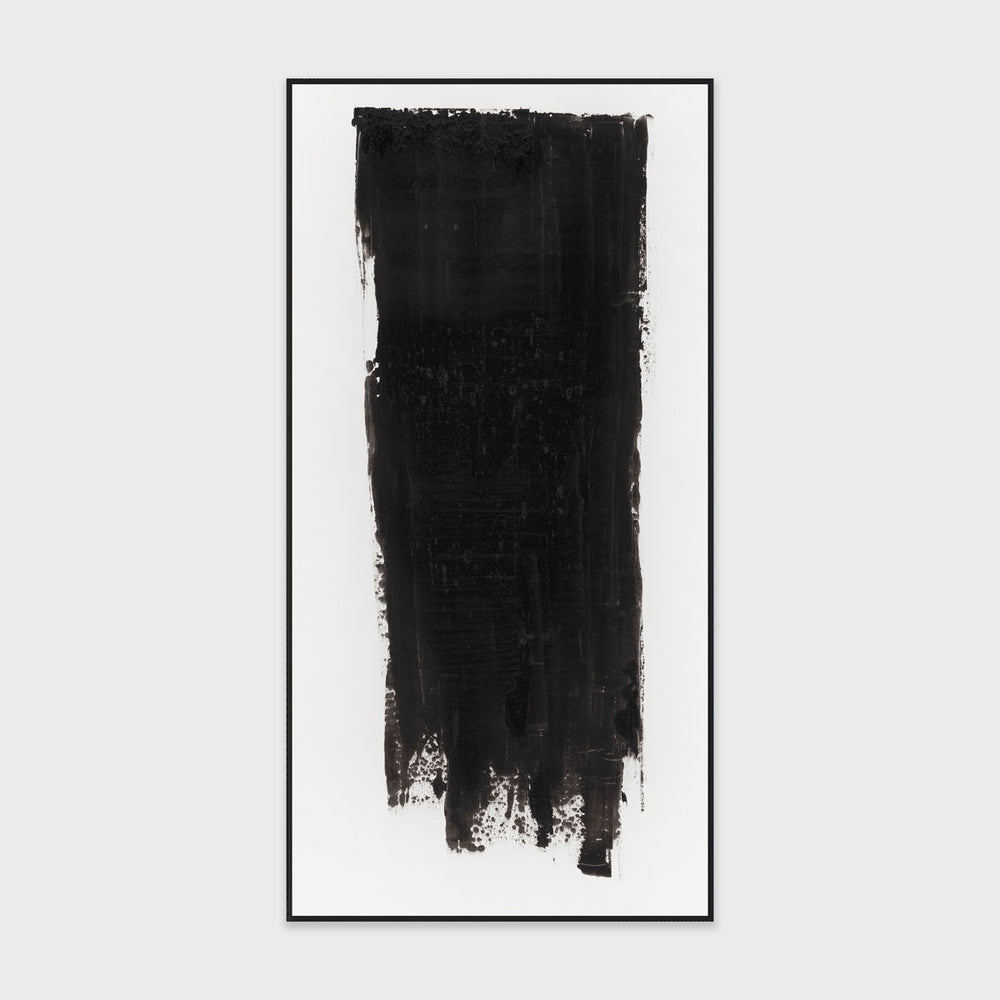 Monolith - 36" x 72" Painting Art by Buddy Whitlock - Black