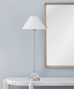 Milford - Table Lamp - Brushed Steel