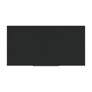 Kozmour - Five Drawer Chest - Black / Brown