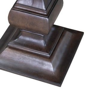Provence Park - Round End Table - Chateau Brown