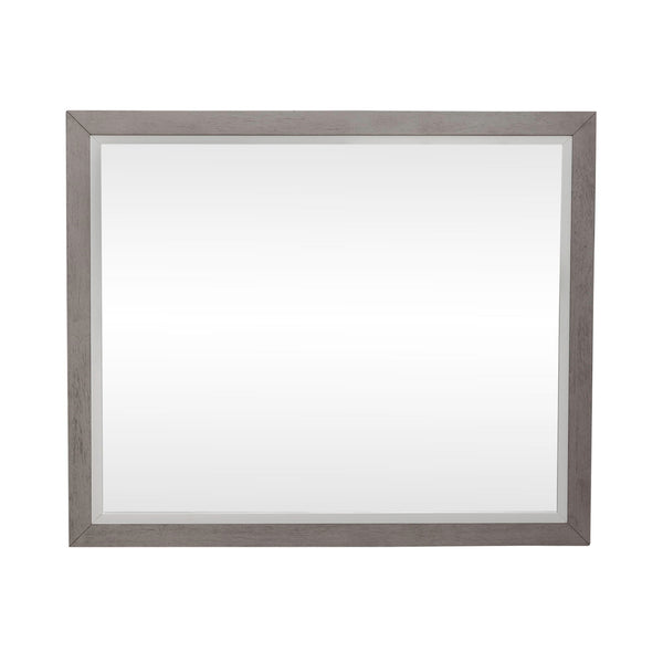 Palmetto Heights - Landscape Mirror - Shell White & Driftwood