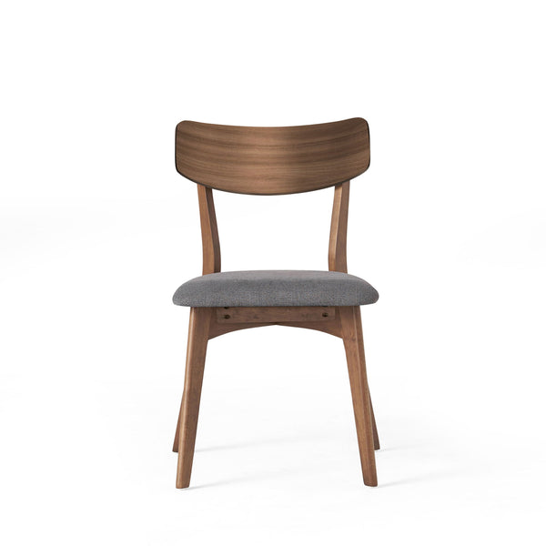 Mid Century Upholstered Dining Chairs (Set of 2)