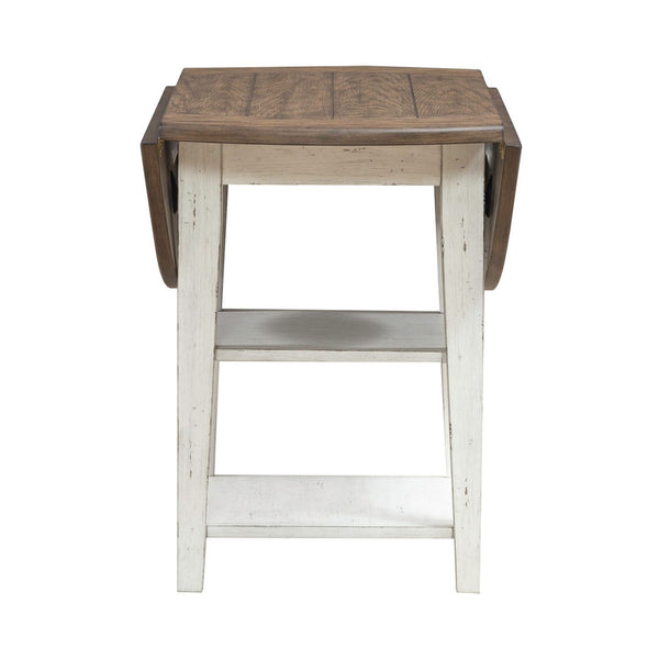 Al Fresco - Drop Leaf Table - Graphite & Whitestone