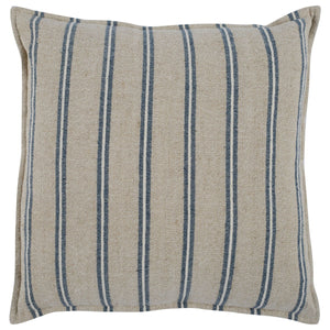 Delgada - 26" x 26" Pillow - Natural / Blue