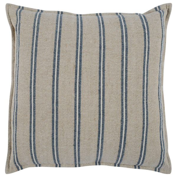 Delgada - 26" x 26" Pillow - Natural / Blue