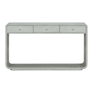 Console Table With 3 Drawers And Display Shelf
