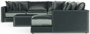 Remington - Modular Sofa And Cocktail Ottoman - Pine