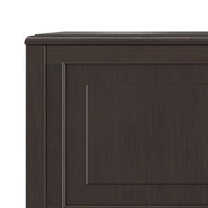 Connaught - Large Storage Bench Trunk - Dark Brown