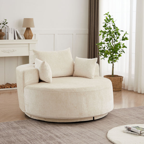 Single 360 Degree Swivel Chair For Living Room