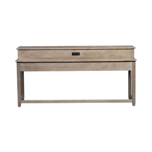 Parkland Falls - Console Bar Table - Weathered Taupe