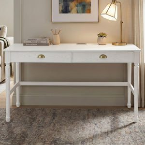 Modern Writing Desk With Drawers For Home Office