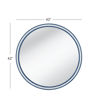 Straits - Wall Mirror - Blue