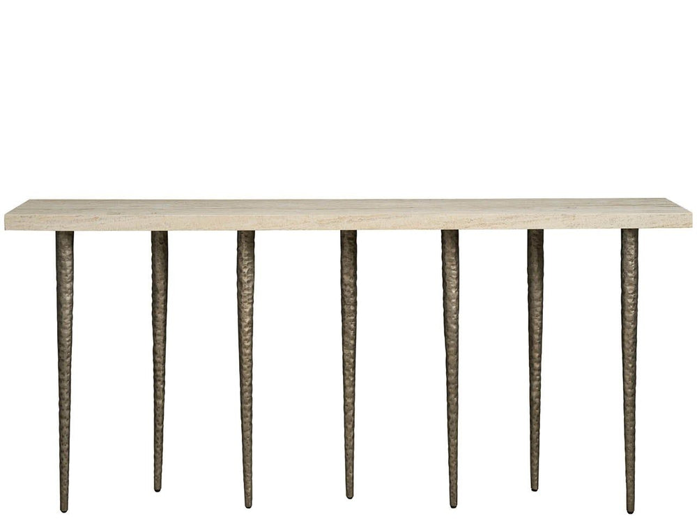 Avaline - Lowry Console - Bronze / Gray