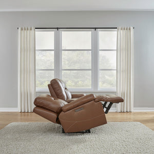 Cameron - Loveseat With Console P3 & ZG - Dakota Saddle