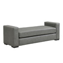 Ottoman With Unique Armrest Design For Living Spaces