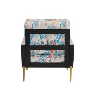 Modern Armchair With Solid Wood Frame
