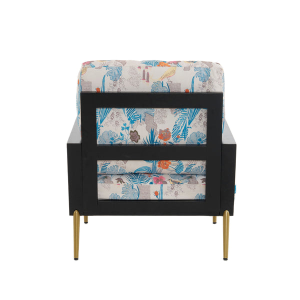 Modern Armchair With Solid Wood Frame
