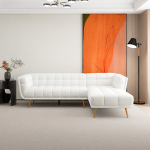 Addison - L Shape Sectional Sofa Tufted