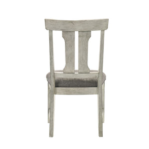 Hallendale - Splat Back Side Chair - Gravel Wash