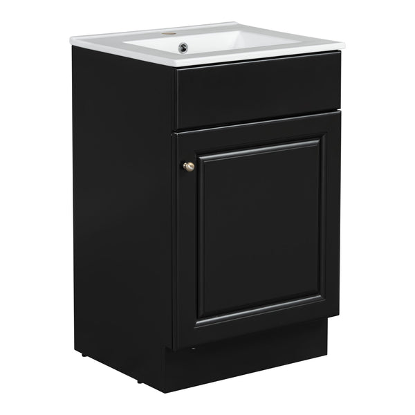 Bathroom Vanity With Sink, Cabinet With Adjustable Shelf