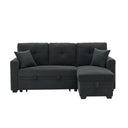Sleeper Sectional With Pull Out Bed, Reversible Chaise