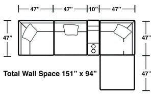 Posh - Modular Sectional And Ottoman