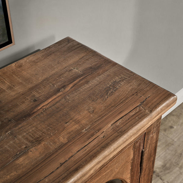 Zion - Wood 4 Door Cabinet - Natural