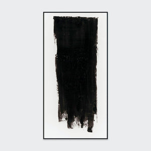 Monolith - 36" x 72" Painting Art by Buddy Whitlock - Black