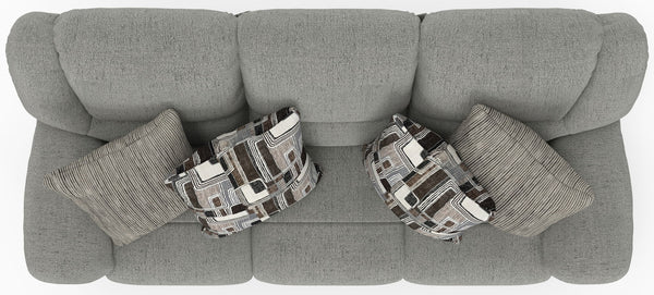 Trifecta - Sofa With 3 Recliners and Drop Down Table