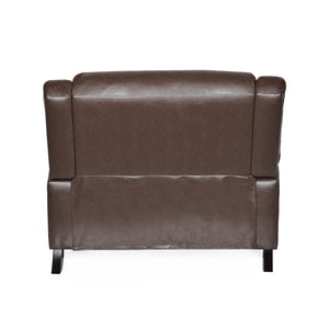 Tufted Design Wide Manual Recliner Chair
