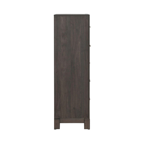 Modern Edge - 5 Drawer Chest - Caffe