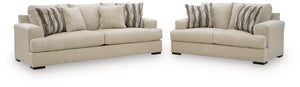 Lofwood - 2 Pc. - Sofa And Loveseat - Oatmeal
