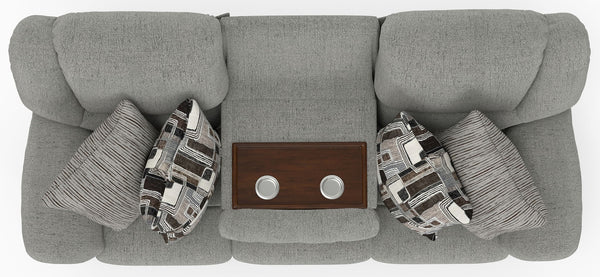 Trifecta - Sofa With 3 Recliners and Drop Down Table