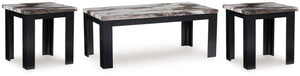 Jazmore - Occasional Table Set (Set of 3) - Dark Brown