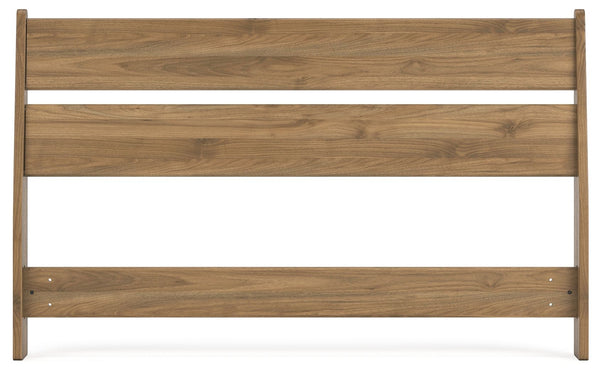 Deanlow - Full Panel Headboard - Honey